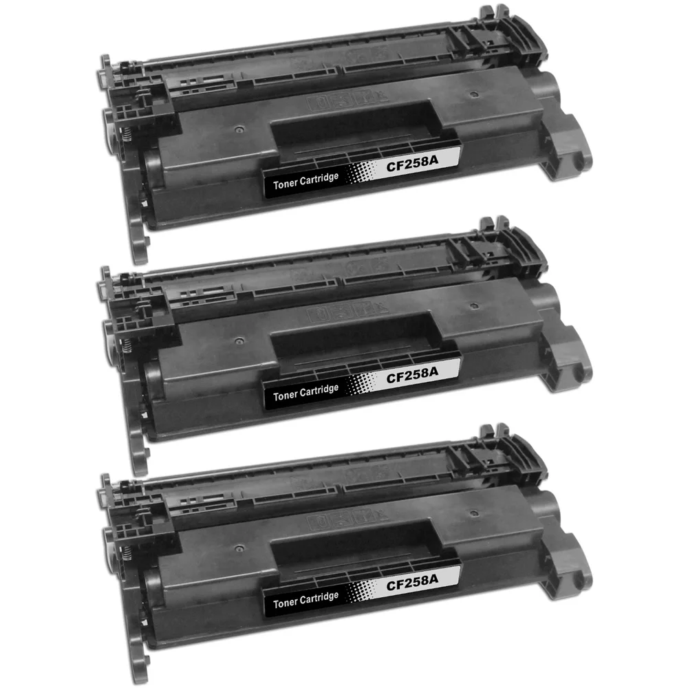 3-pack Toner HP LaserJet Pro M404n - erstatter HP 59A / CF259A, Svart, 3000 sider