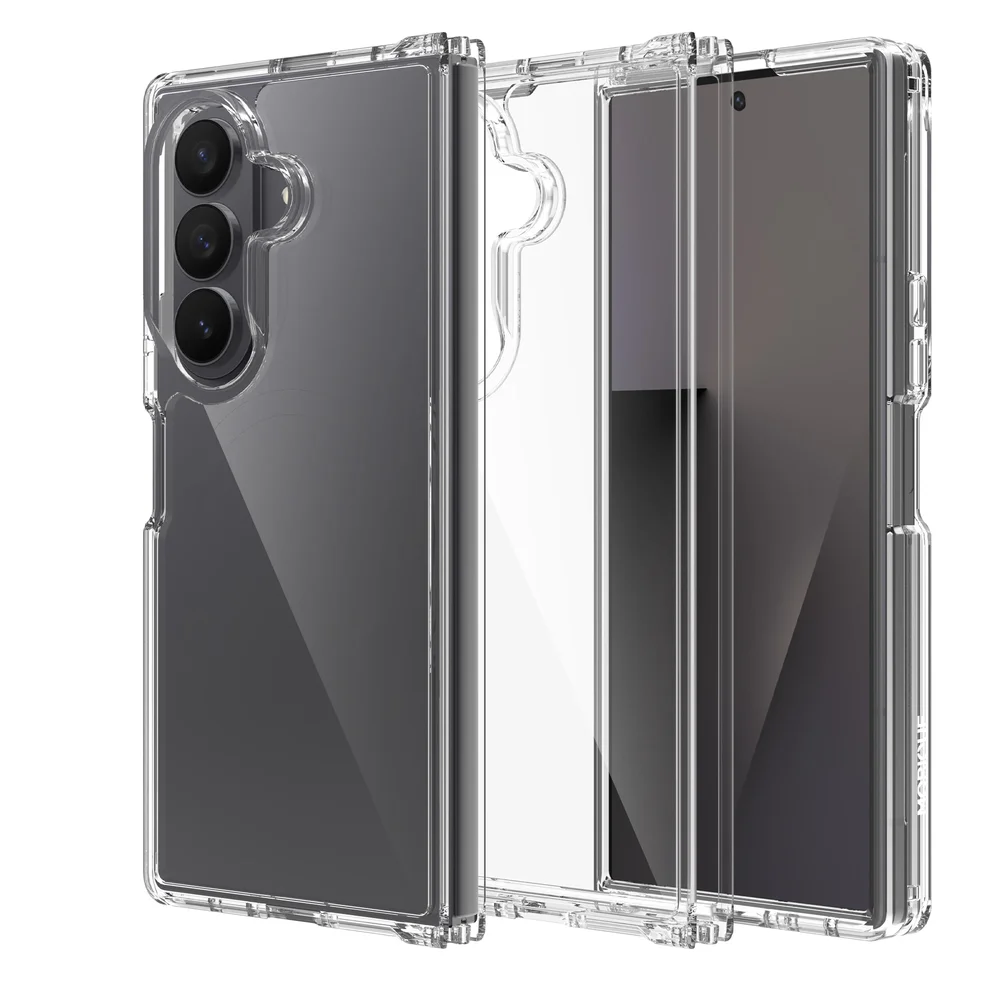 Mobique Samsung Galaxy Z Fold 8 Ultra Crystal Hybrid-deksel, Gjennomsiktig