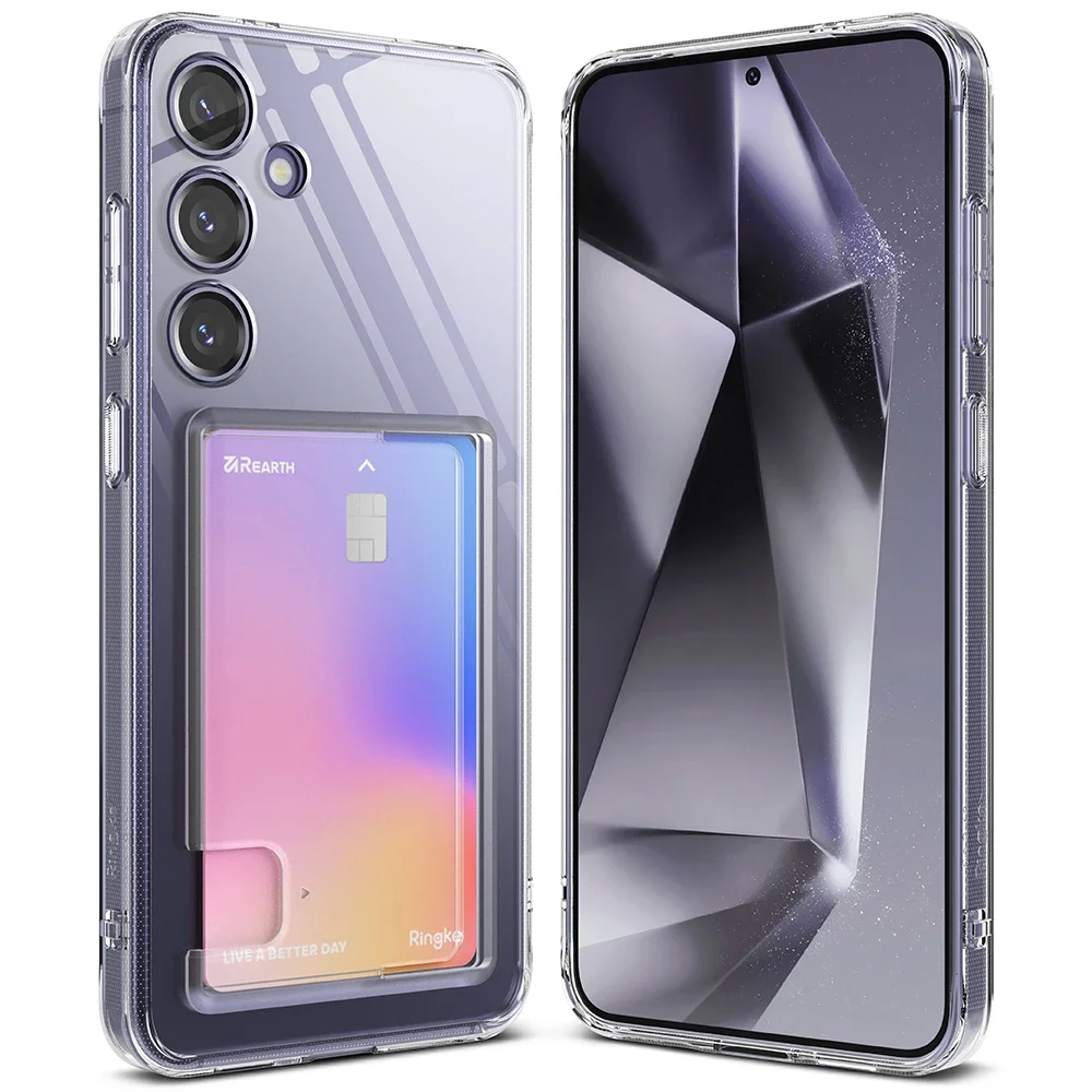 Ringke Samsung Galaxy S24 Fusion Deksel med kortlomme, Gjennomsiktig