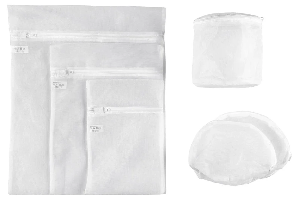 Clas Ohlson Vaskeposer med glidelås 6-pack, Hvit Clas Ohlson Vaskeposer med glidelås 6-pack, Hvit