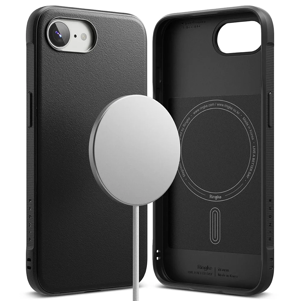 Ringke iPhone 17e Onyx MagSafe Deksel, Black Ringke iPhone 17e Onyx MagSafe Deksel, Black