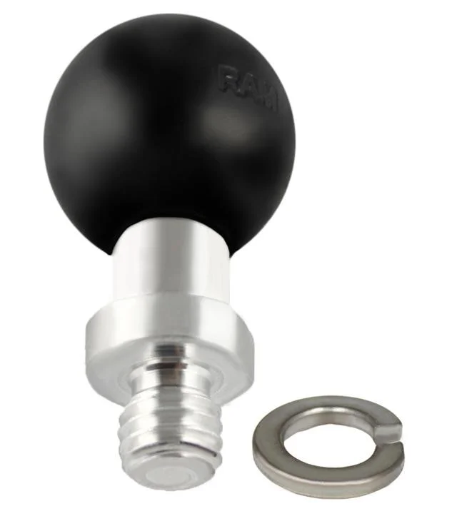 RAM MOUNT RAM BALL W/ 3/8-16 THREAD POST FLAT SIDE v:1614596