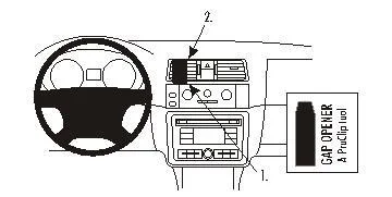 BRODIT BRODIT ProClip Skoda Roomster 07- Center - qty 1 - ProClip S v:2810275