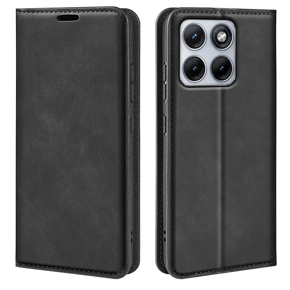 Motorola Edge 70 Fusion Slankt etui med kortlomme, Svart