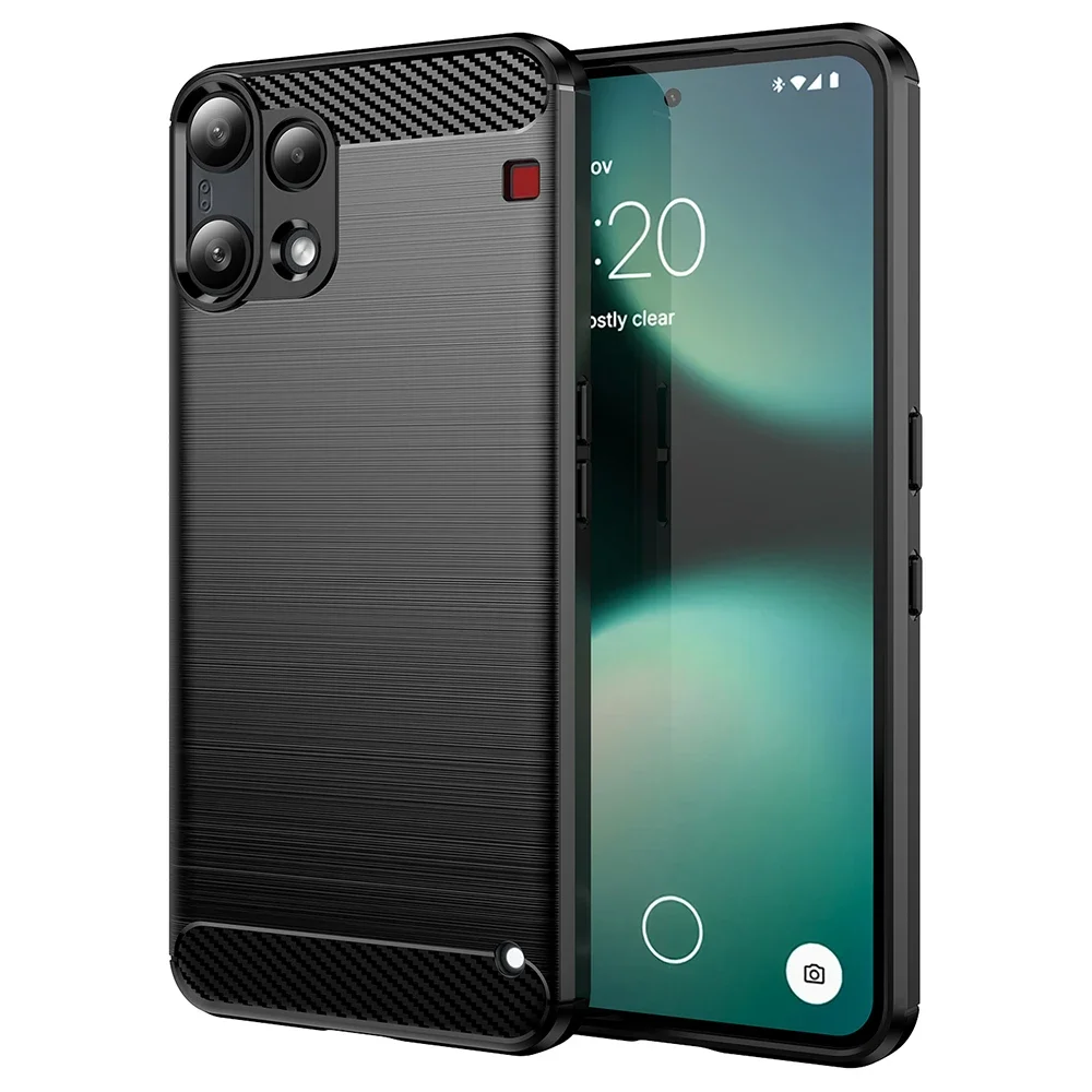 tectTech Nothing Phone 3a Lite TPU-deksel Brushed, Svart