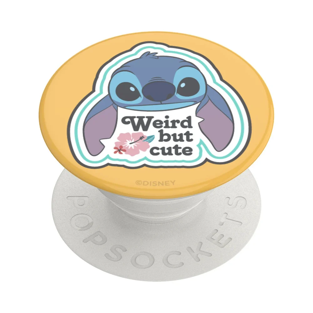 PopSockets PopGrip Mobilholder / stativ med avtakbar topp, Weird but Cute