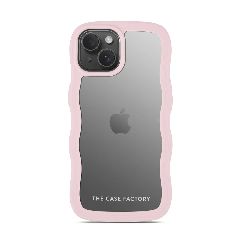 The Case Factory iPhone 13 The Wave Case, Rosa The Case Factory iPhone 13 The Wave Case, Rosa