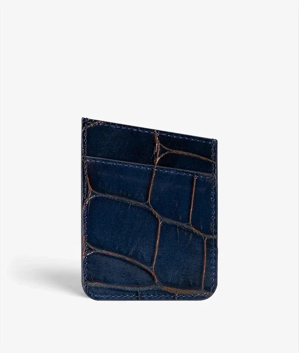 The Case Factory Kortholder, Crocodile Navy/Orange