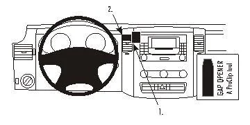 BRODIT BRODIT ProClip – Center mount v:2710517 BRODIT BRODIT ProClip – Center mount v:2710517