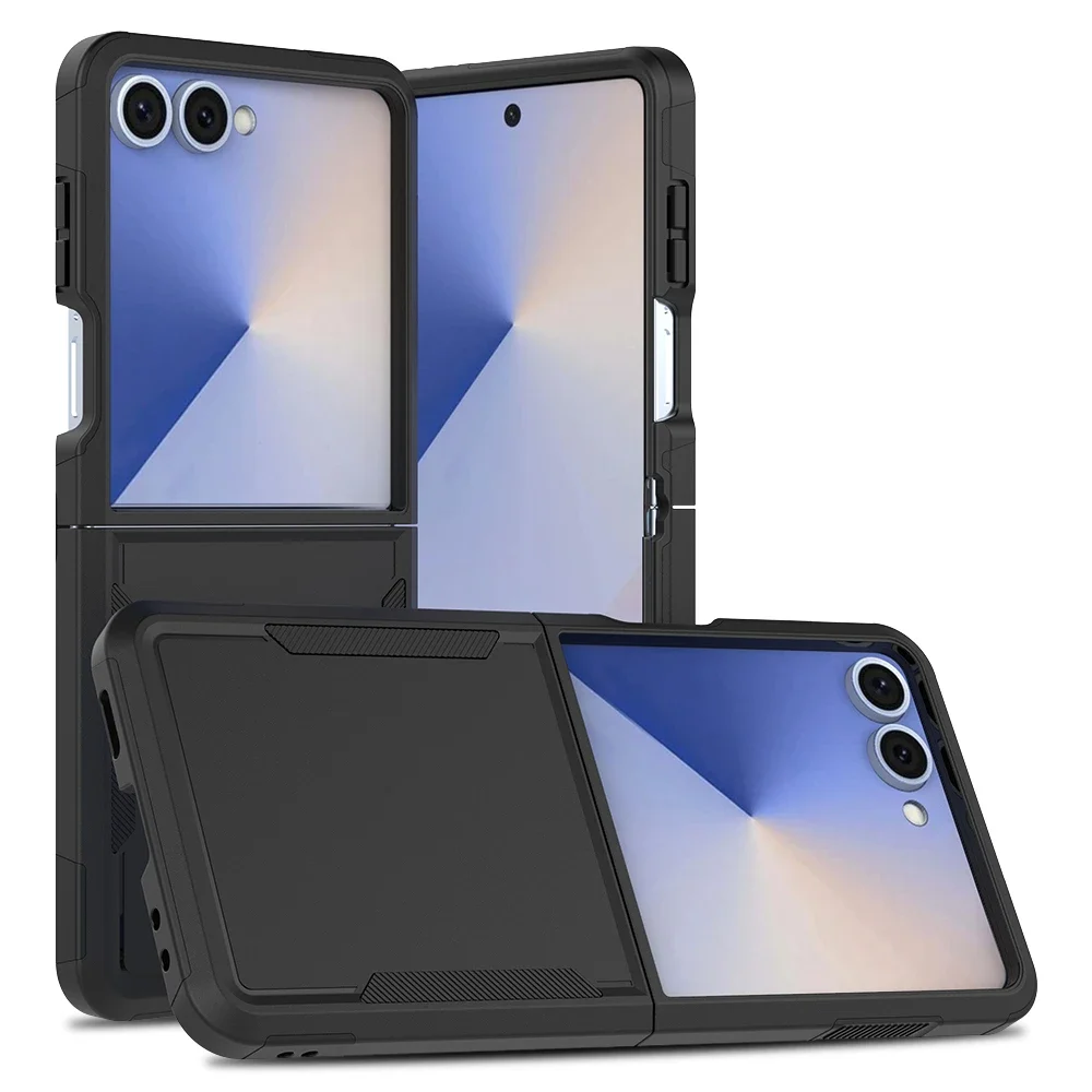 tectTech Samsung Galaxy Z Flip 7 Hybrid-deksel Off-road, Svart