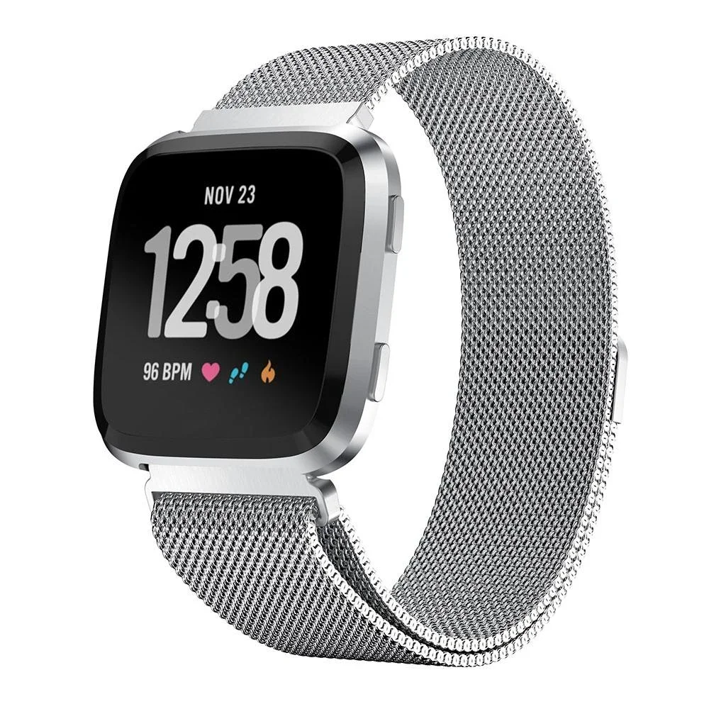 Fitbit Versa 2/Versa Reim Milanese Loop, Sølv