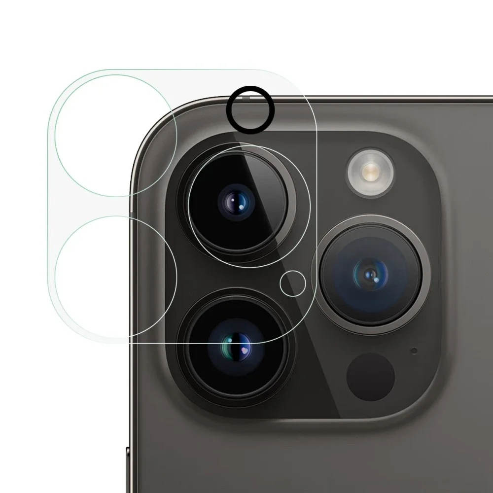 iPhone 14 Pro Kameralinsebeskyttelse i herdet glass iPhone 14 Pro Kameralinsebeskyttelse i herdet glass