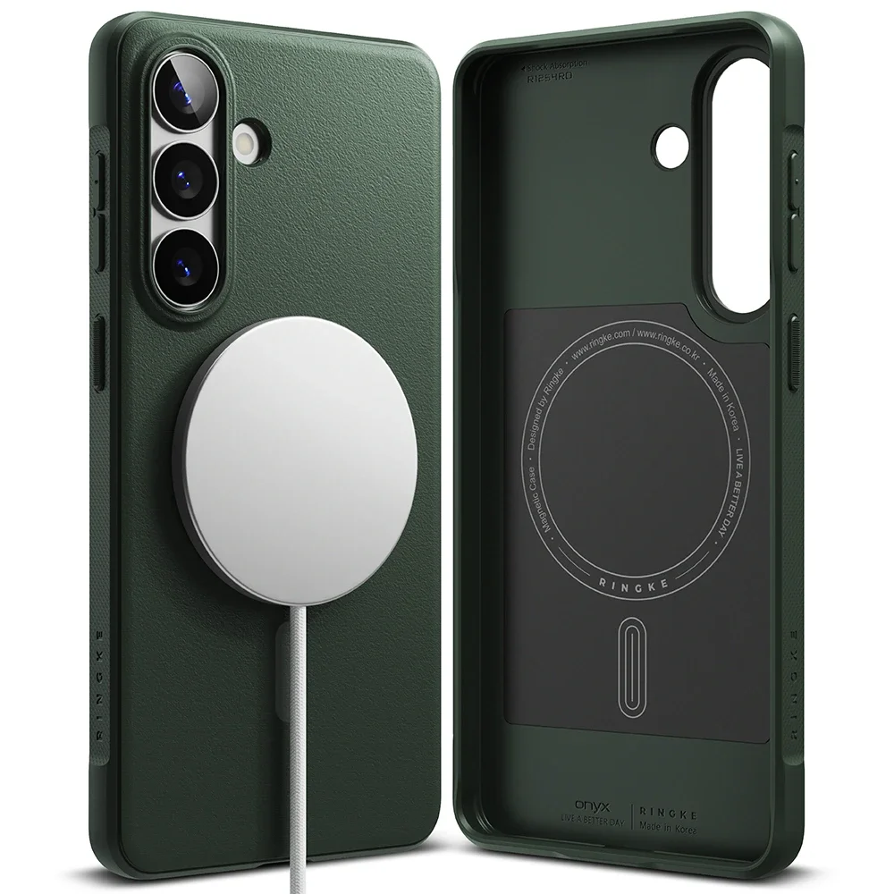Ringke Samsung Galaxy S26 Plus Onyx MagSafe Deksel, Dark Green
