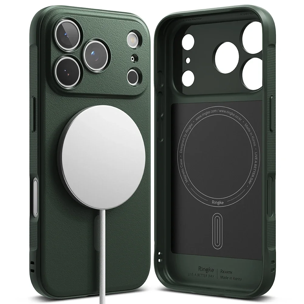 Ringke iPhone 17 Pro Max Onyx MagSafe Deksel, Dark Green