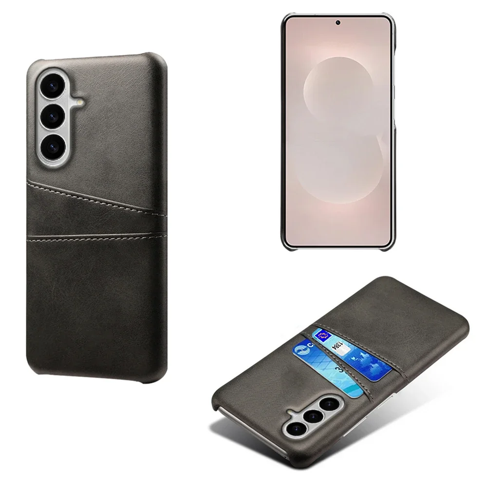 tectTech Samsung Galaxy S26 Plus Stilig deksel med 2 kortlommer, Svart