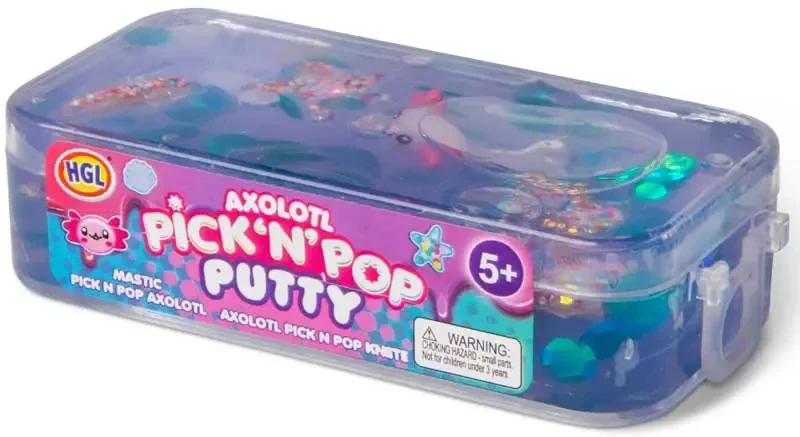 Axolotl Pick and Pop Slime Axolotl Pick and Pop Slime