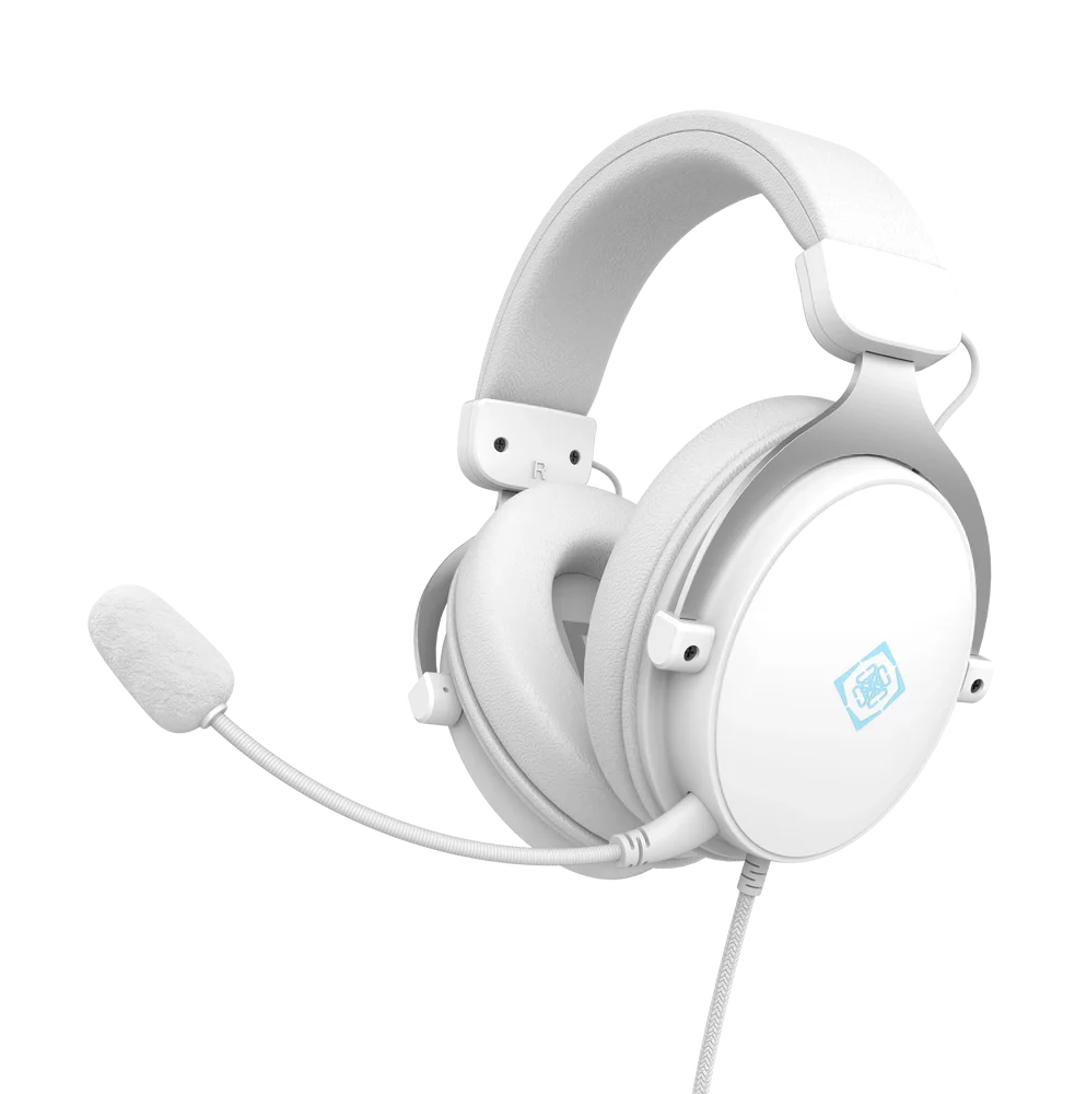 Deltaco Gaming DH320 Over-Ear Gaming Headset, Hvit Deltaco Gaming DH320 Over-Ear Gaming Headset, Hvit