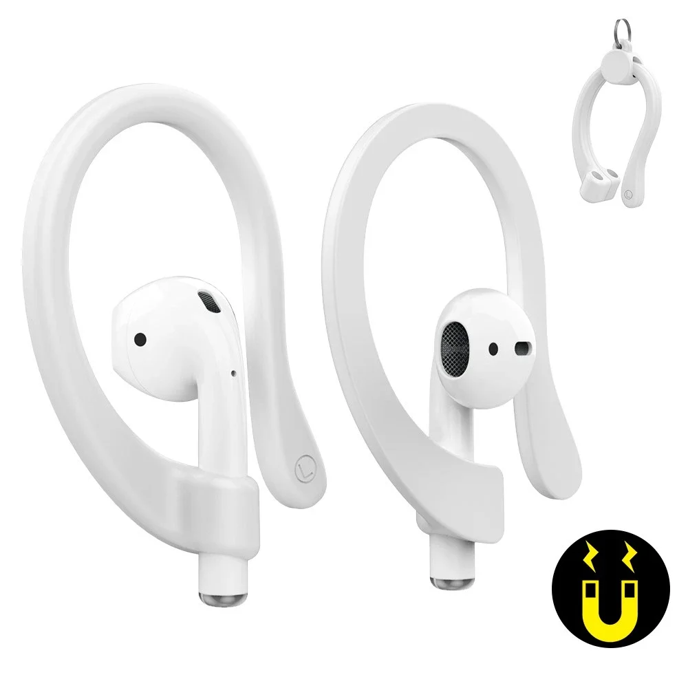 Ahastyle Apple AirPods Pro 2 Magnetiske Øreklips, Hvit Ahastyle Apple AirPods Pro 2 Magnetiske Øreklips, Hvit