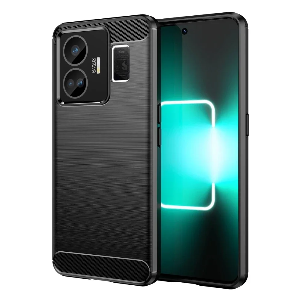 tectTech Realme GT3 TPU-deksel Brushed, Svart