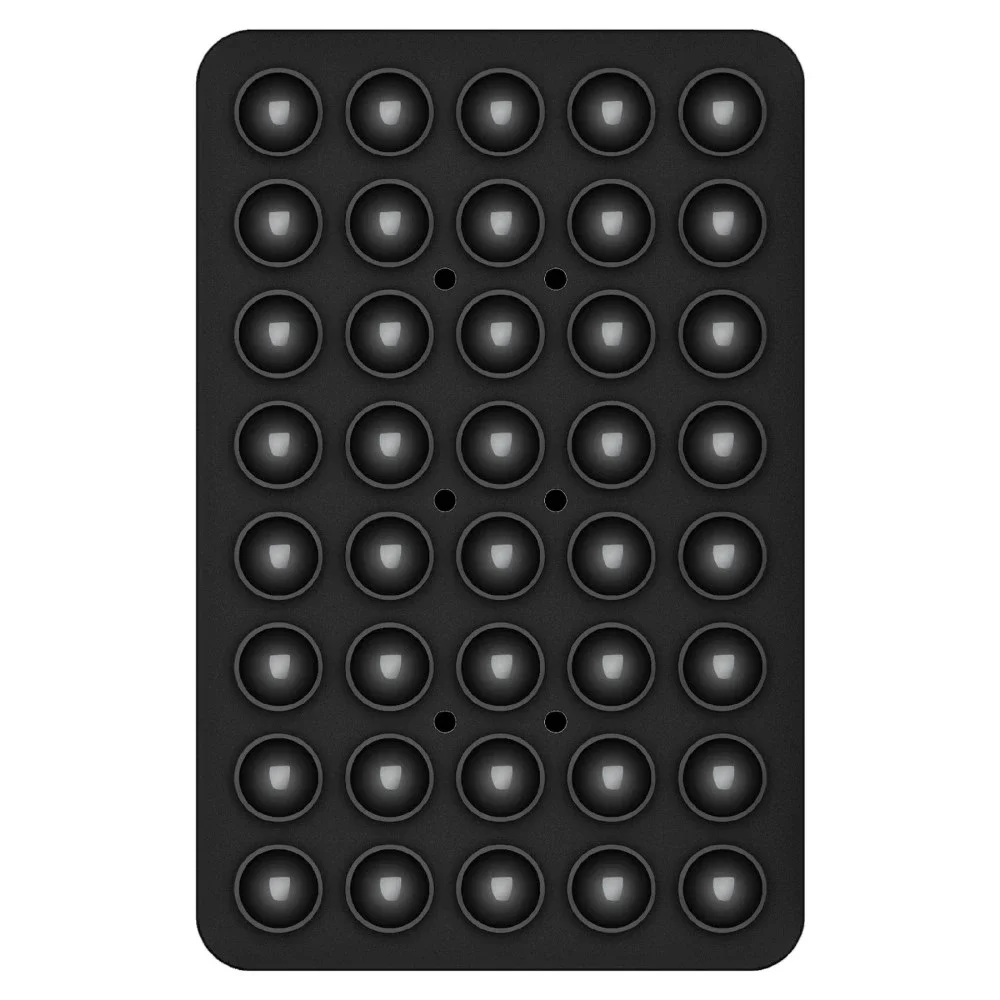 Dobbeltsidig sugekoppholder for mobil, Svart