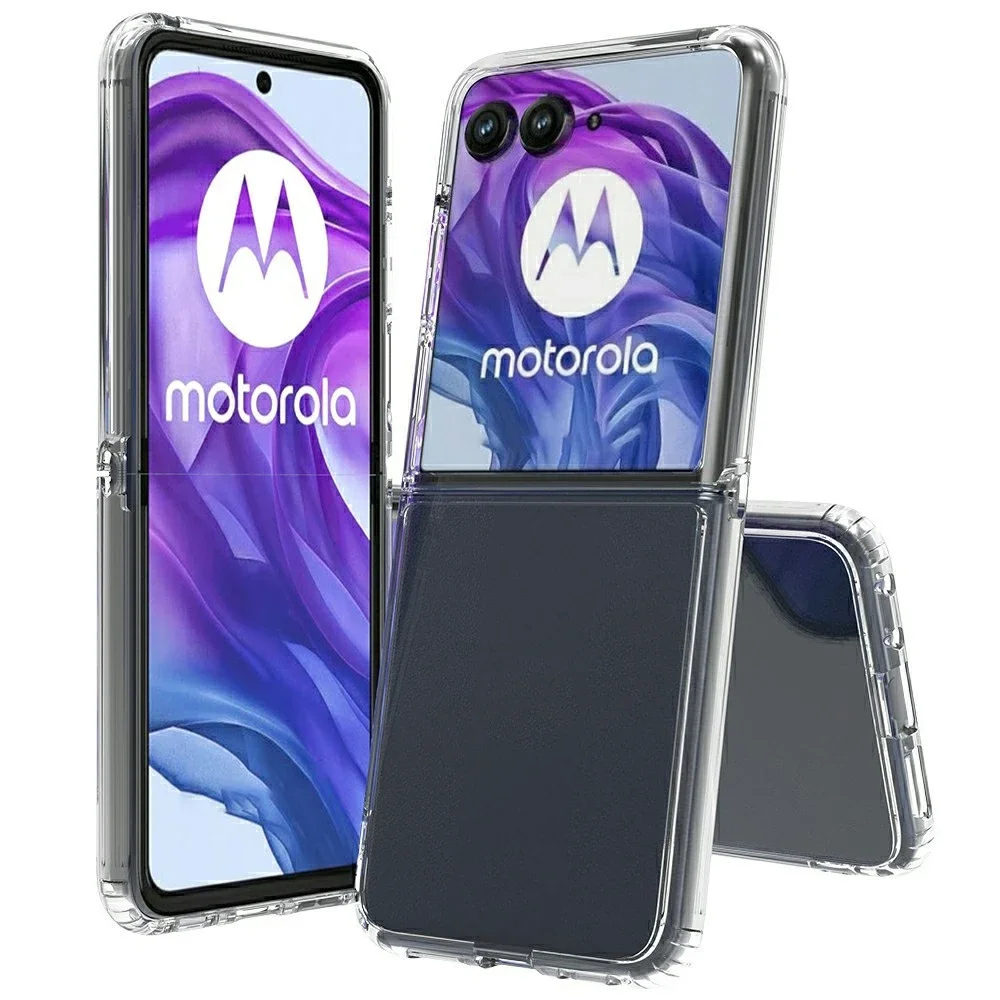 tectTech Motorola Razr 60 Ultra Crystal Hybrid-deksel, Gjennomsiktig