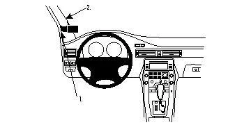 BRODIT BRODIT ProClip Volvo S80/V70II/XC70 - qty 1 - Bilbrakett Vol v:6446170
