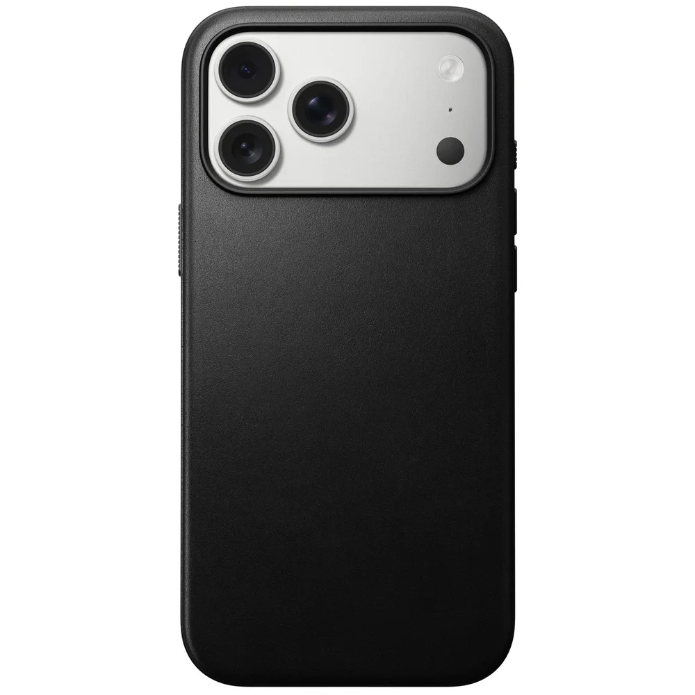 Nomad iPhone 18 Pro Max MagSafe Deksel – Modern Leather Black Nomad iPhone 18 Pro Max MagSafe Deksel – Modern Leather Black