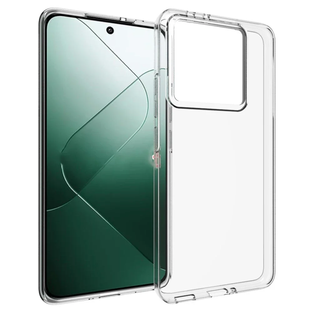 tectTech Xiaomi 14T Pro Tynt TPU-deksel, Gjennomsiktig