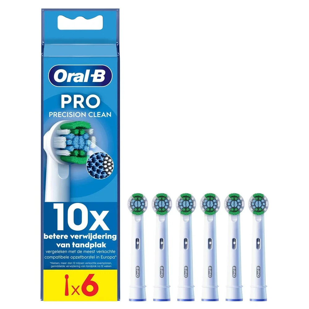 Oral-B Pro Precision Clean børstehoder 6-pakning, Hvit Oral-B Pro Precision Clean børstehoder 6-pakning, Hvit