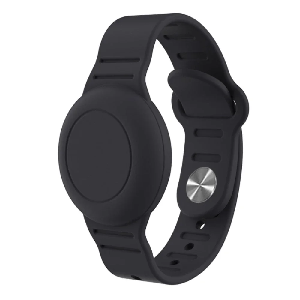 Apple AirTag Vanntett silikonarmbånd, Svart
