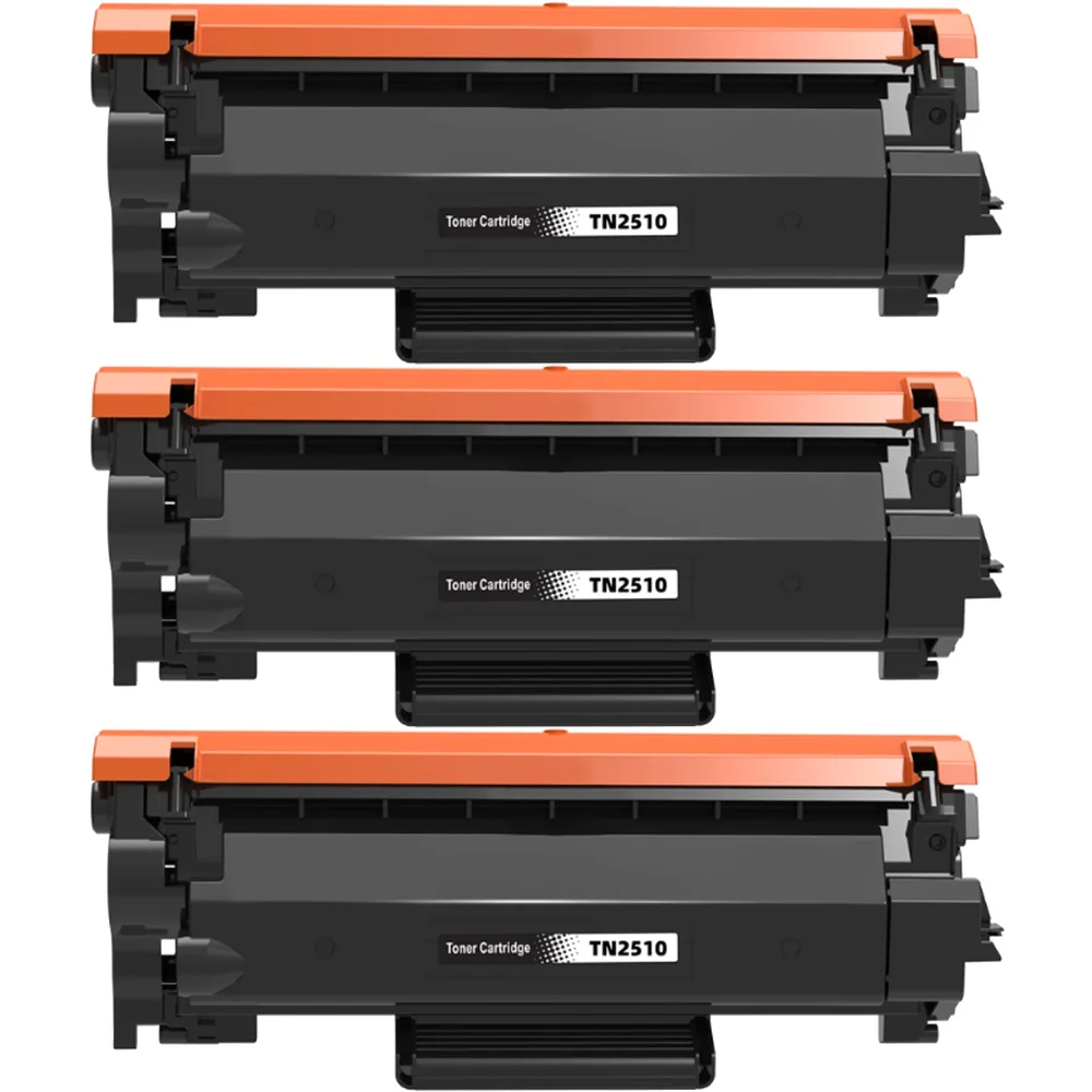 3-pack Toner Brother HL-L2445DW – erstatter Brother TN-2510, Svart, 1200 sider 3-pack Toner Brother HL-L2445DW – erstatter Brother TN-2510, Svart, 1200 sider