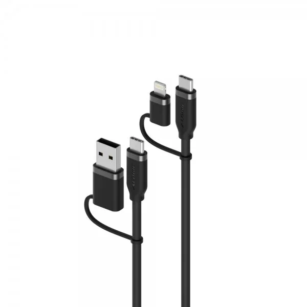 ALOGIC Kabel Elements 4-I-1 1.5m Svart v:163729