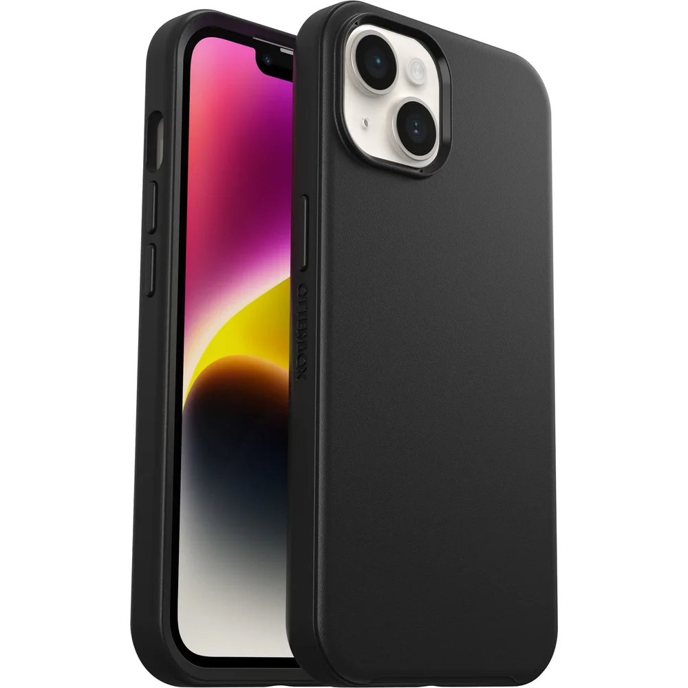 Otterbox iPhone 13 Støtsikkert MagSafe-deksel Symmetry Plus, Svart Otterbox iPhone 13 Støtsikkert MagSafe-deksel Symmetry Plus, Svart