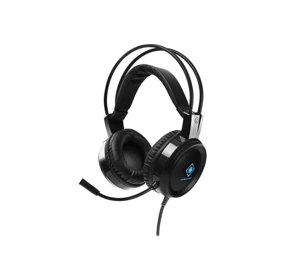 Deltaco Gaming DH110 Stereo Over-Ear Gaming Headset, Svart