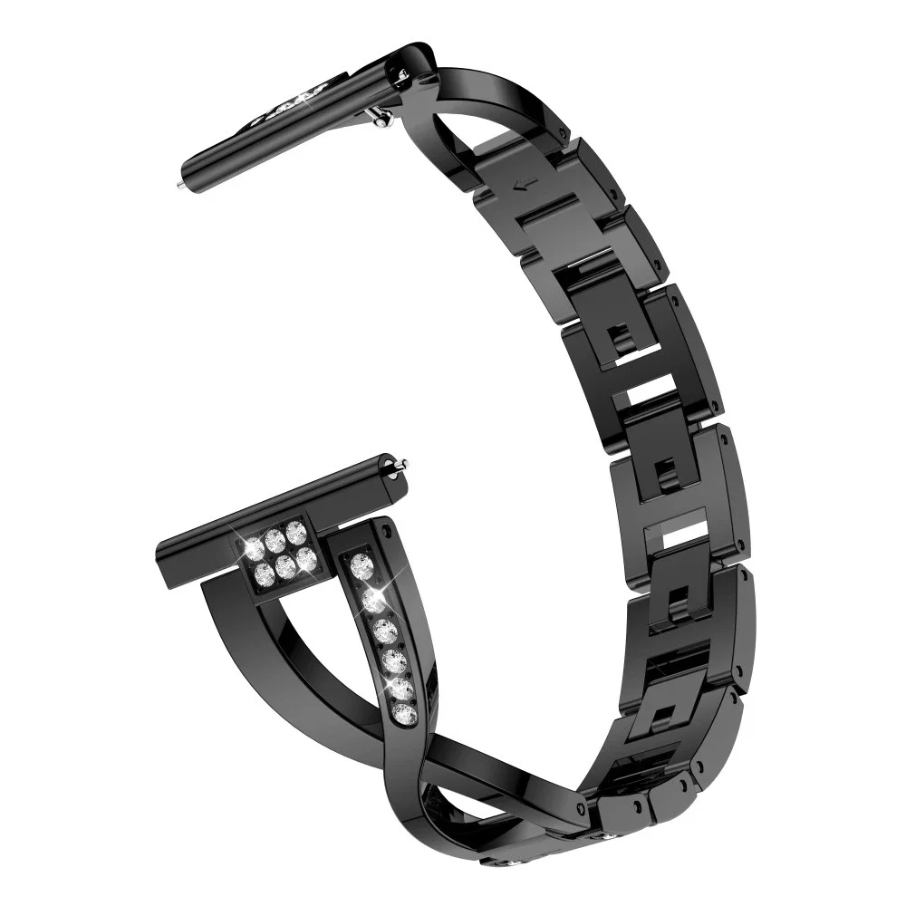 Garmin Forerunner 570 42mm Smal lenkereim med glitrende steiner, Svart
