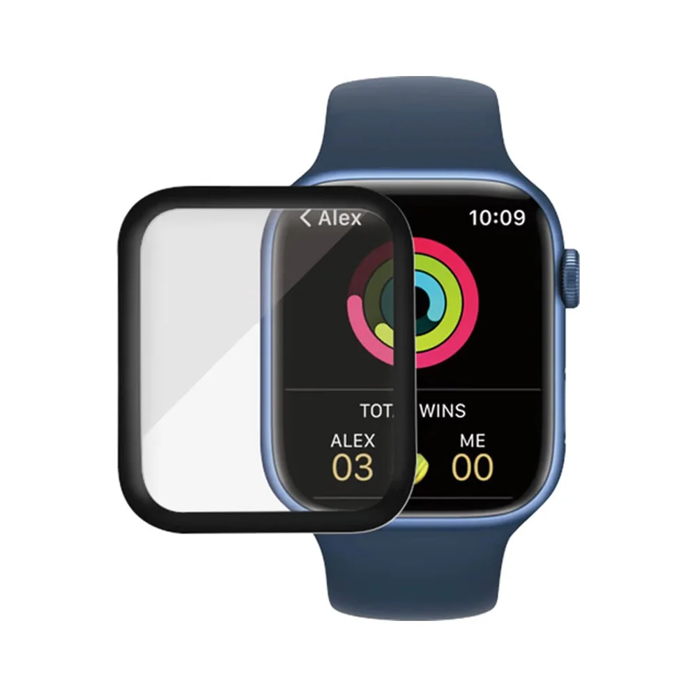 Apple Watch 41mm Skjermbeskytter Herdet glass 3D v:1467056 Apple Watch 41mm Skjermbeskytter Herdet glass 3D v:1467056
