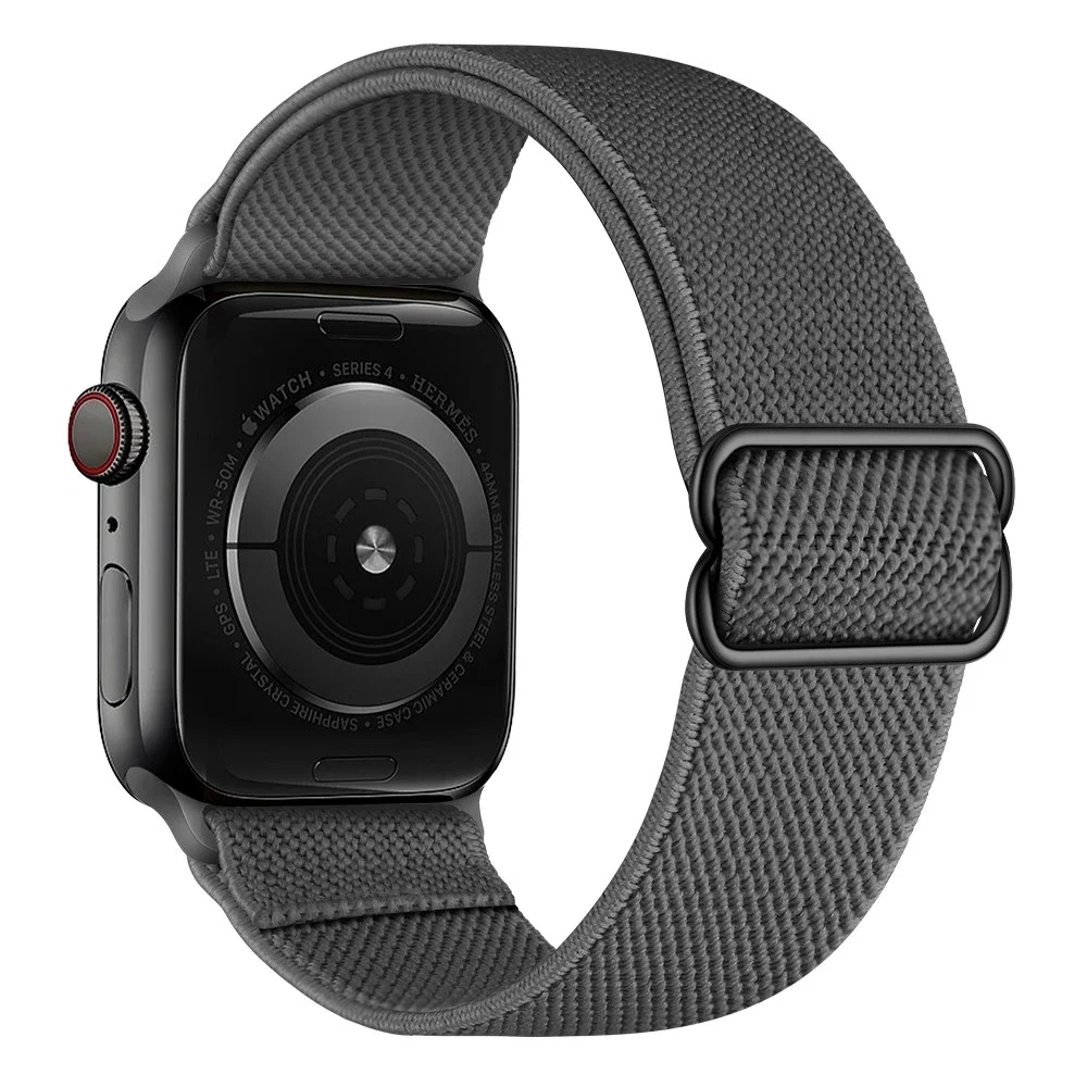 Apple Watch Ultra 49mm 1st Gen Elastisk reim, Grå Apple Watch Ultra 49mm 1st Gen Elastisk reim, Grå