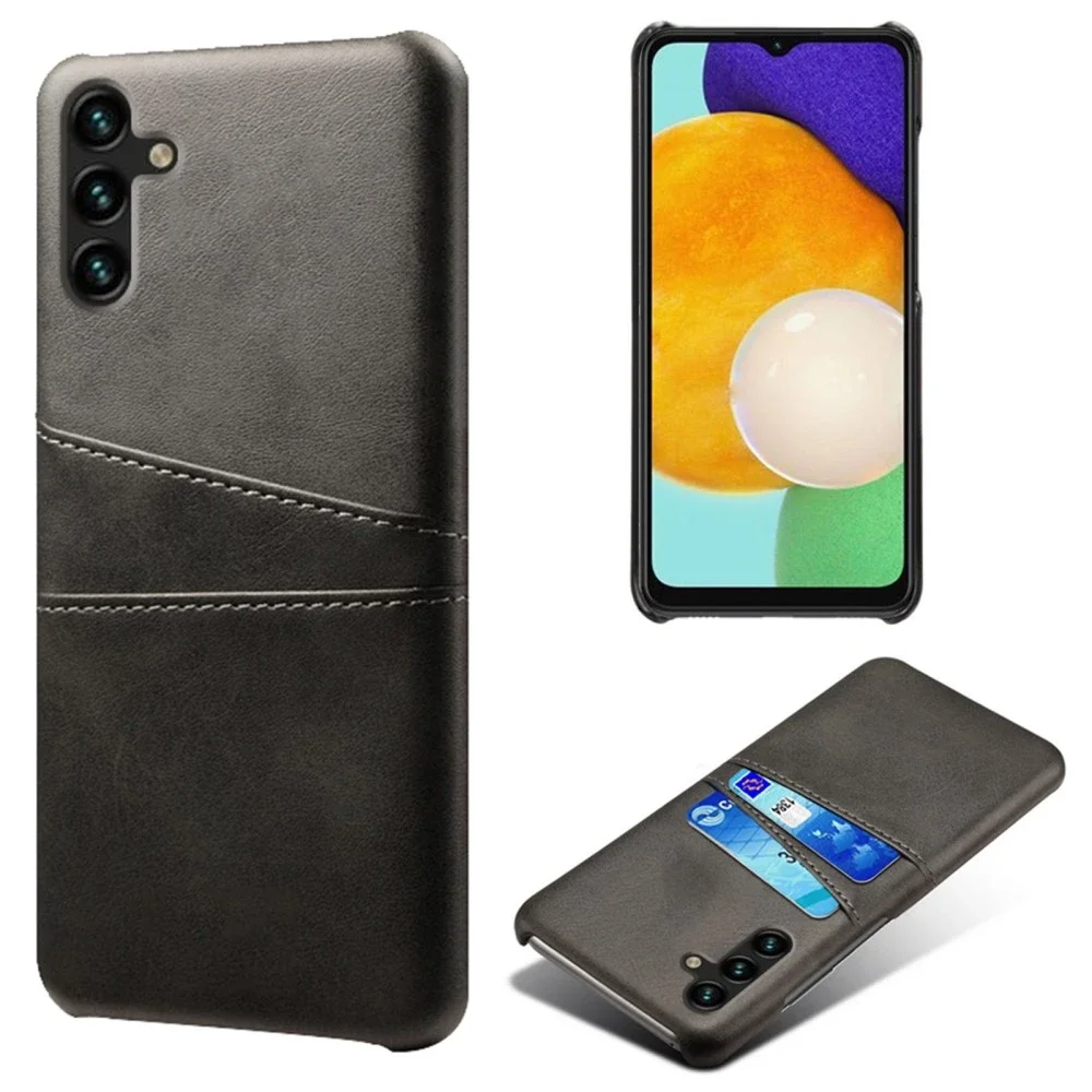tectTech Samsung Galaxy A54 Stilig deksel med 2 kortlommer, Svart