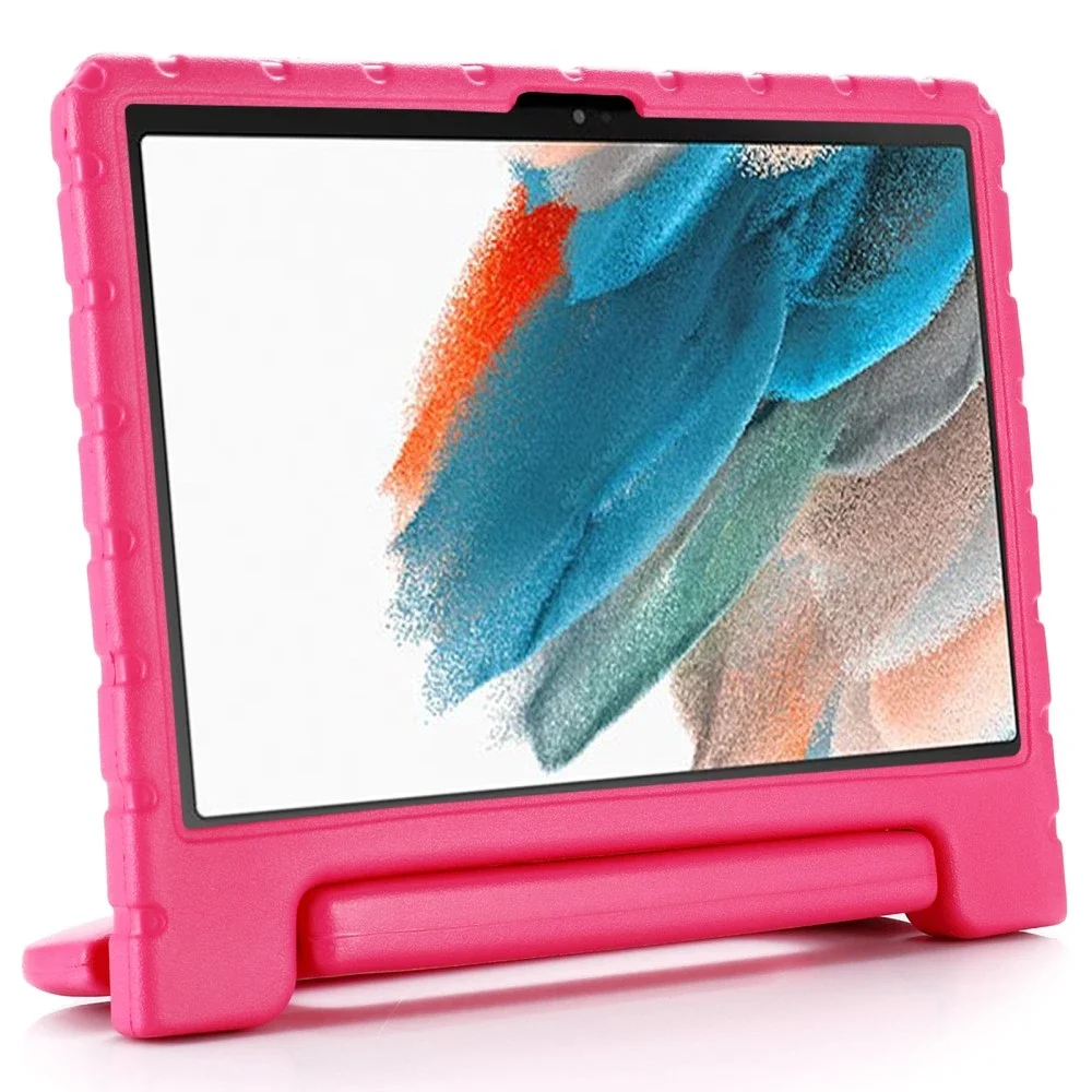 Samsung Galaxy Tab A8 Støtsikkert deksel/etui – Perfekt for barn, Rosa Samsung Galaxy Tab A8 Støtsikkert deksel/etui – Perfekt for barn, Rosa