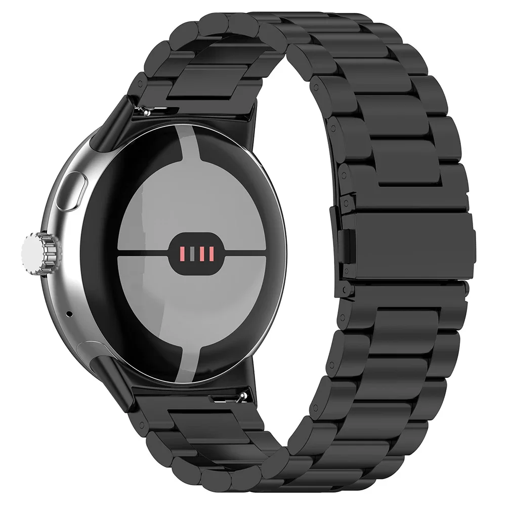 Google Pixel Watch 4 45mm Stilig reim i titan, Svart