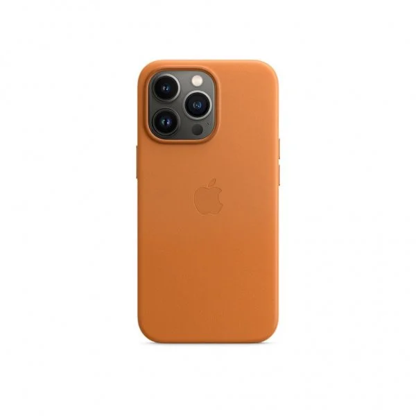 Apple Original iPhone 13 Pro Deksel Lær Deksel MagSafe Gyllenbrun v:7837969
