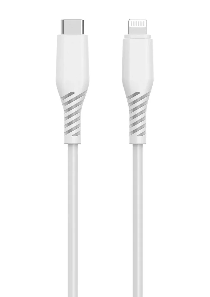 Clas Ohlson Kabel USB-C til Lightning 2m, Hvit