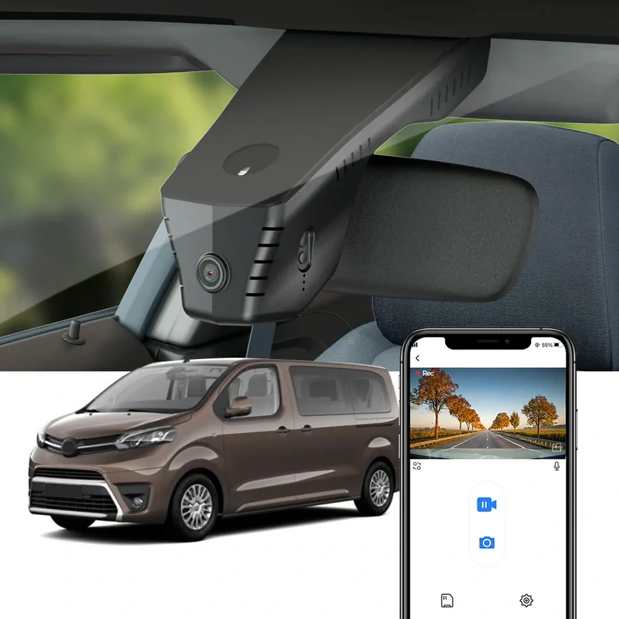 FITCAMX Integrert 4K Dashcam (foran) v:8541394 FITCAMX Integrert 4K Dashcam (foran) v:8541394