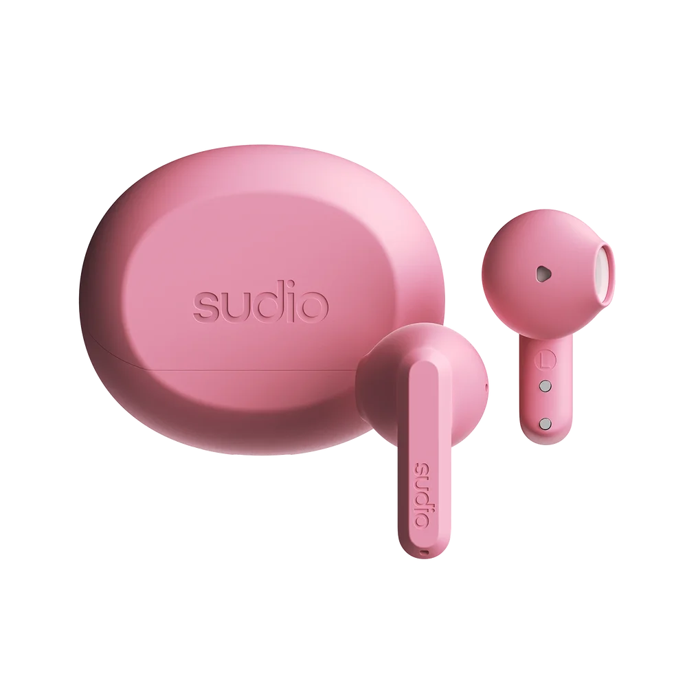 Sudio A3 Trådløse In-ear hodetelefoner, Rosa Sudio A3 Trådløse In-ear hodetelefoner, Rosa