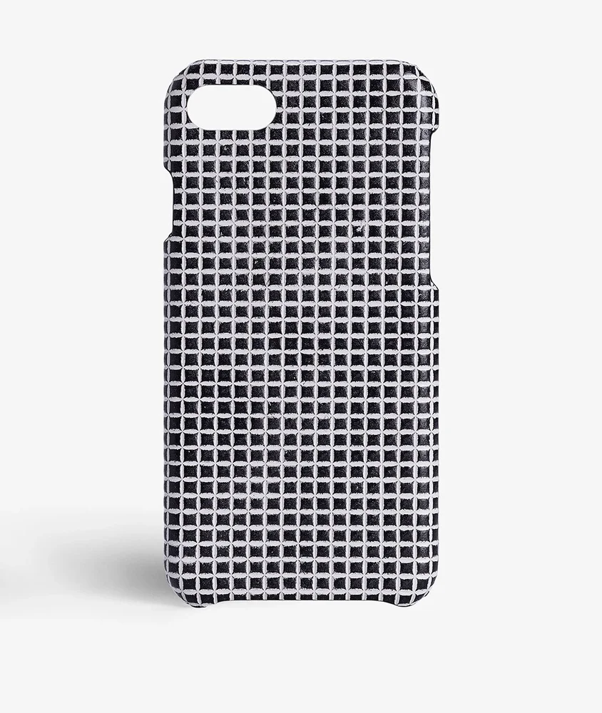 The Case Factory iPhone 8 Deksel Chess Black/White