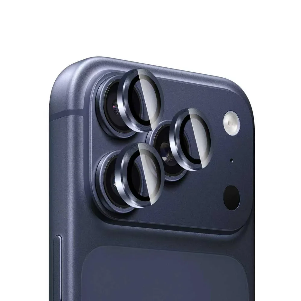 Mobique Linsebeskytter Metall iPhone 17 Pro Max, Blå