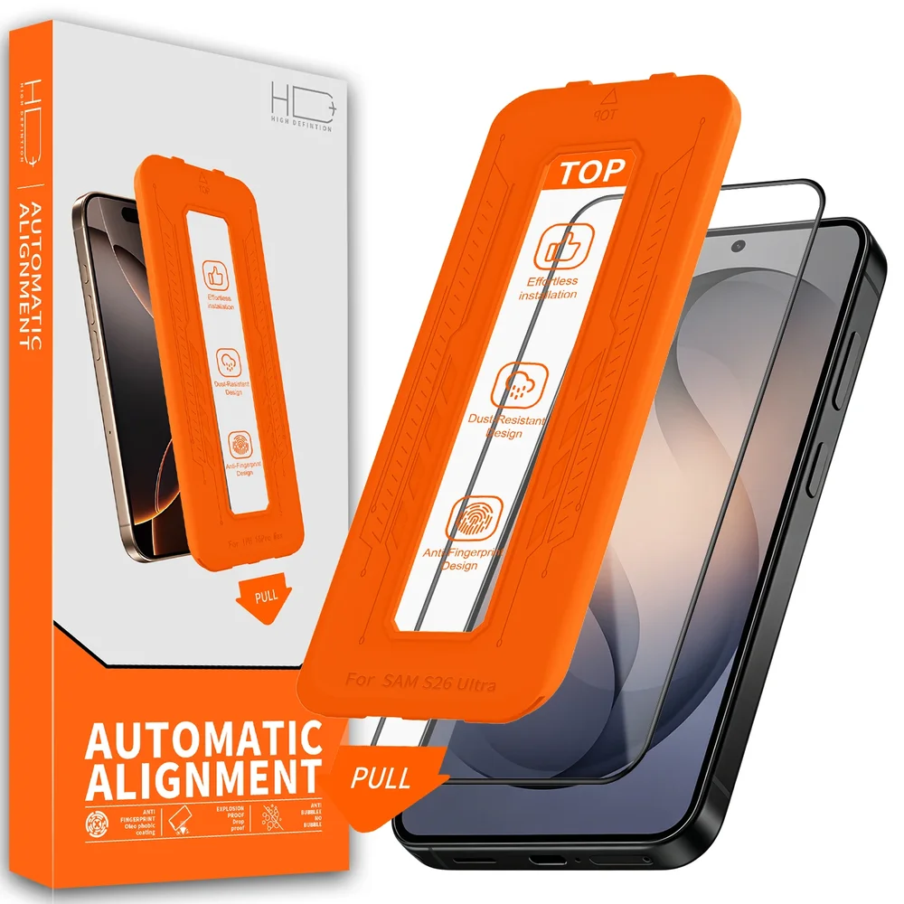 Easy-Install skjermbeskytter i herdet glass 2-pack Samsung Galaxy S26 Ultra