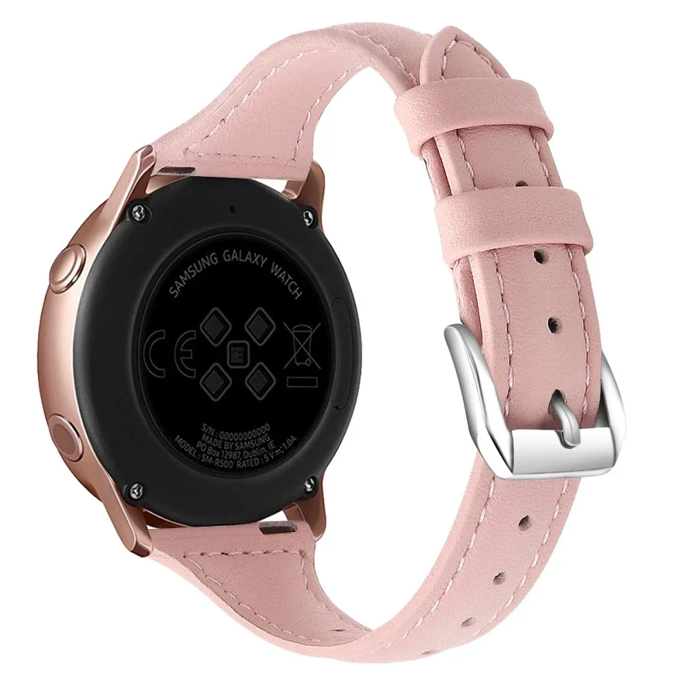 Garmin Vivoactive 6 Smal reim i ekte skinn, Rosa