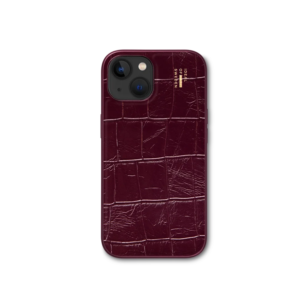 iDeal Of Sweden iPhone 15 MagSafe deksel i vegansk skinn, Fine Wine Croco