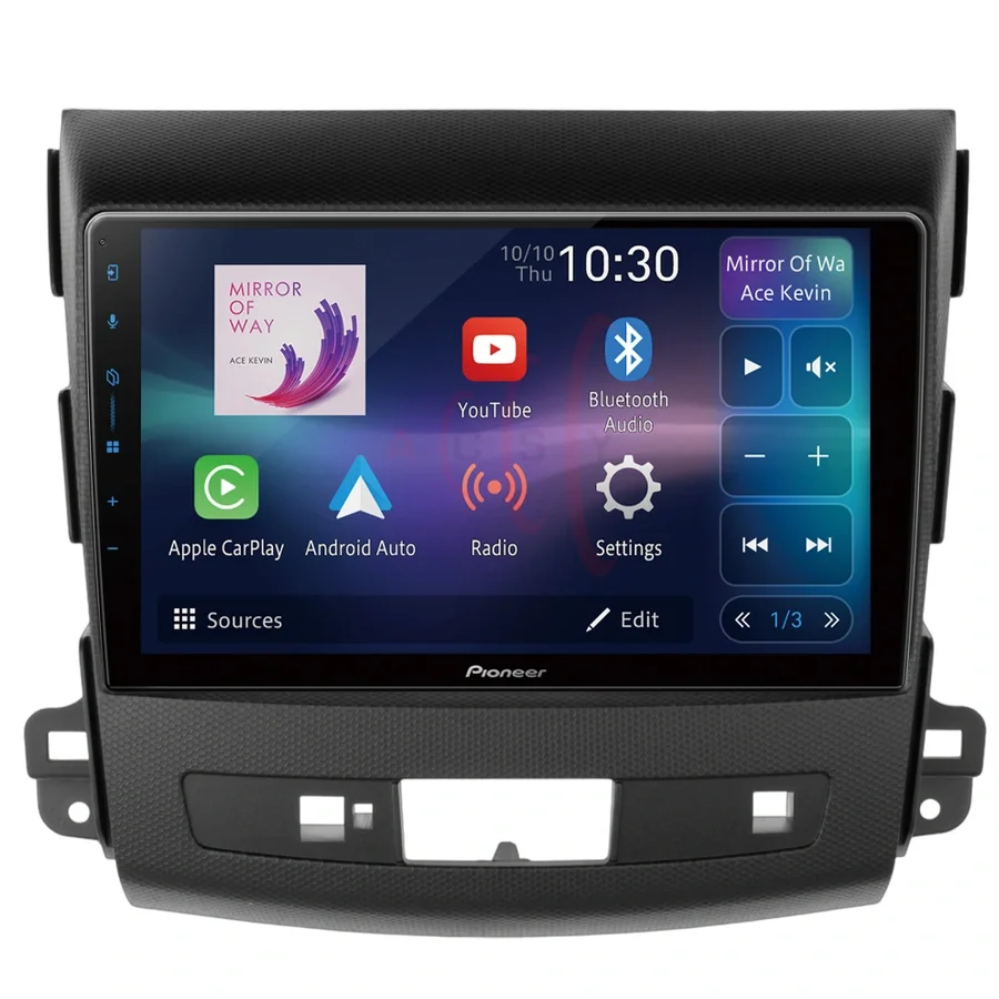 Pioneer 9" Perfect Fit spiller Peugeot v:1991448